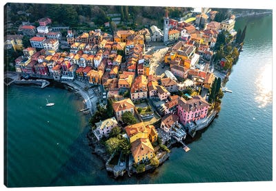 Varenna Town, Lake Como, Italy Canvas Art Print