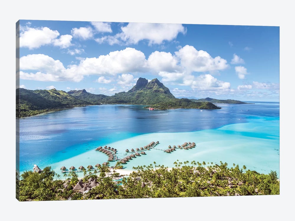 Bora Bora Island, French Polynesia I by Matteo Colombo 1-piece Canvas Print