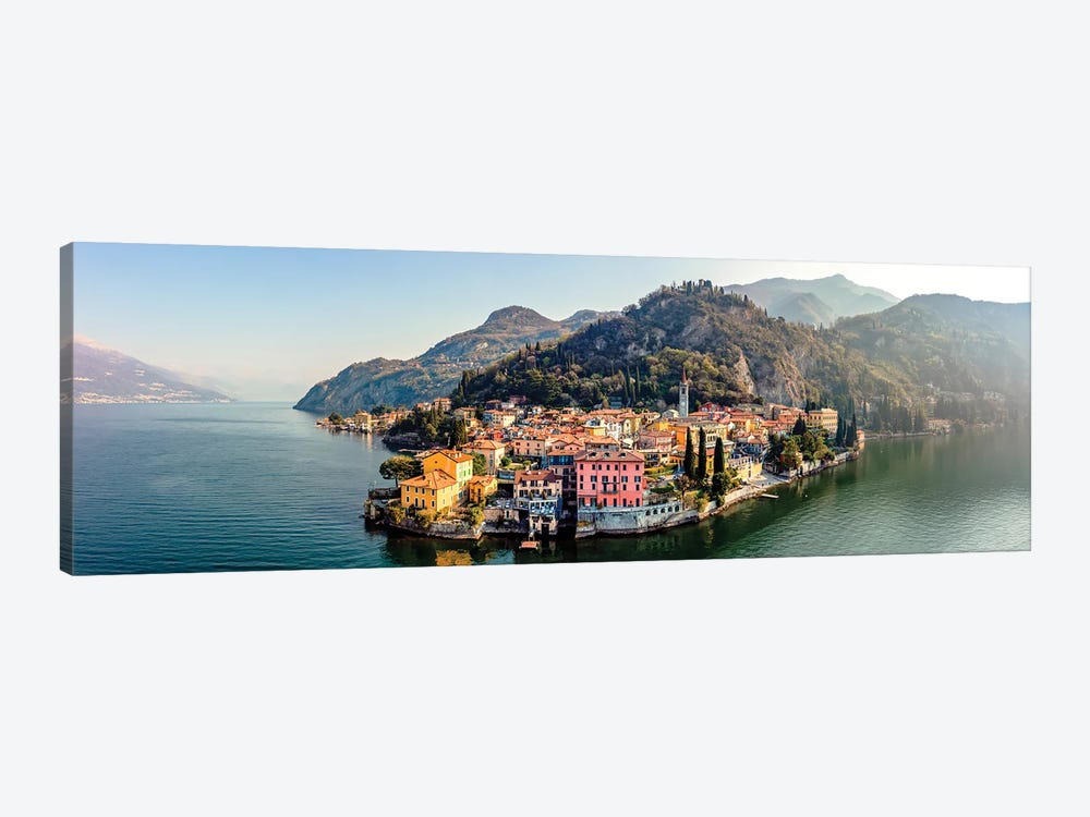 Varenna Panoramic, Lecco, Italy by Matteo Colombo 1-piece Canvas Print