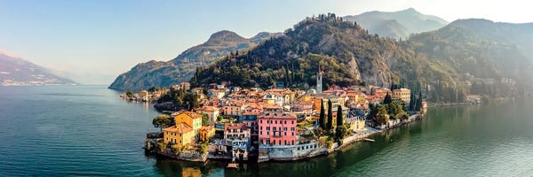 Coastal Villages & Towns: Varenna Panoramic, Lecco, Italy by Matteo Colombo