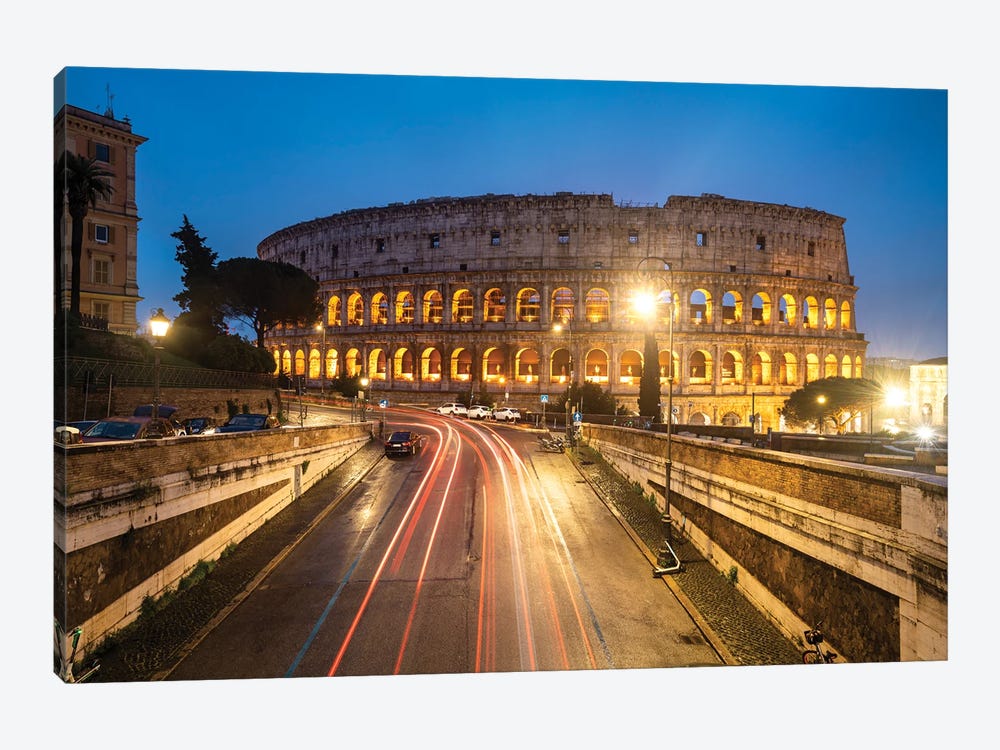 The Coliseum At Night I by Matteo Colombo 1-piece Canvas Art Print