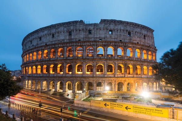 The Colosseum: Night At The Colosseum III by Matteo Colombo