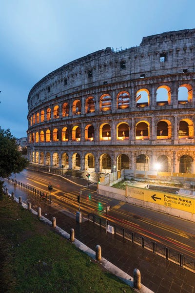 Ancient Ruins: Night At The Colosseum IV by Matteo Colombo