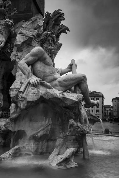 Lazio: Fountain, Piazza Navona by Matteo Colombo