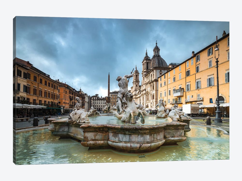 Piazza Navona, Rome by Matteo Colombo 1-piece Canvas Art
