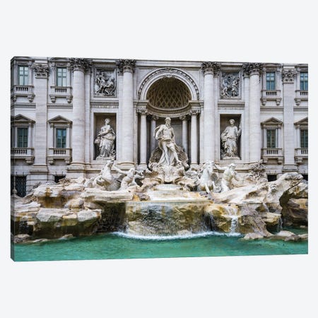 Trevi Fountain, Rome Canvas Print #TEO1216} by Matteo Colombo Art Print