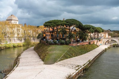 Tiber Island, Rome by Matteo Colombo art print