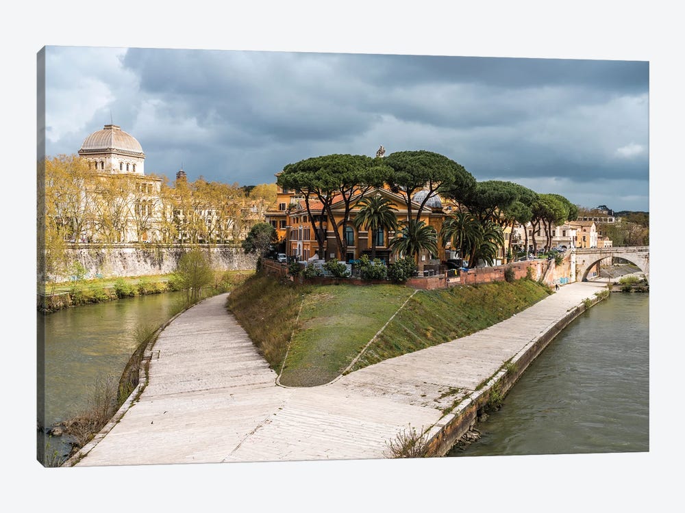 Tiber Island, Rome by Matteo Colombo 1-piece Canvas Print
