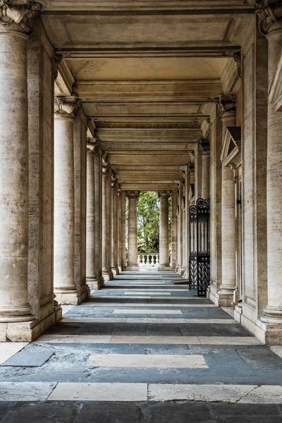 Lazio: Colonnade, Rome I by Matteo Colombo