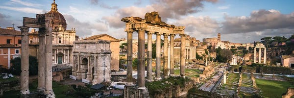 Lazio: Roman Forum Panoramic, Rome by Matteo Colombo