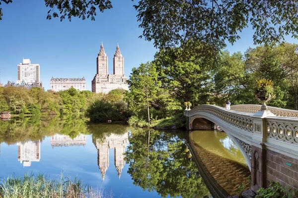 Bridges: Bow Bridge Panoramic, Central Park, New York by Matteo Colombo