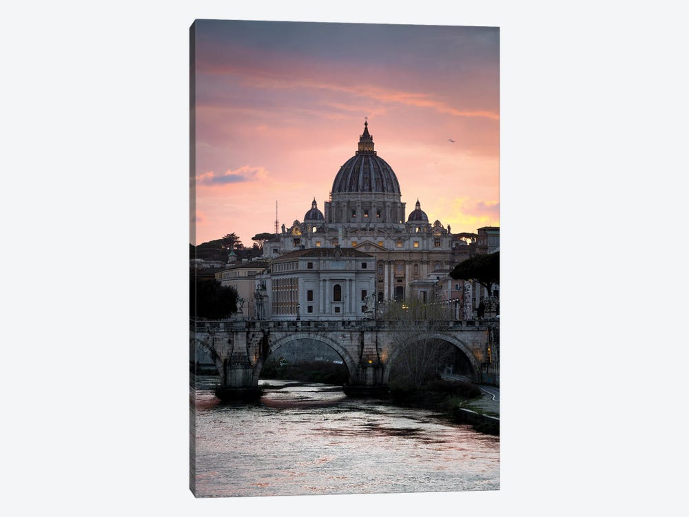 Sunset On The Vatican, Rome IV by Matteo Colombo 1-piece Canvas Art