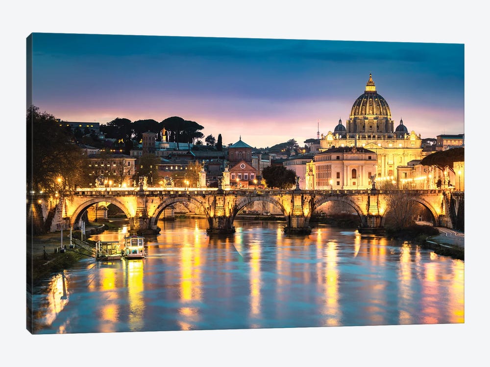 Night In Rome by Matteo Colombo 1-piece Art Print