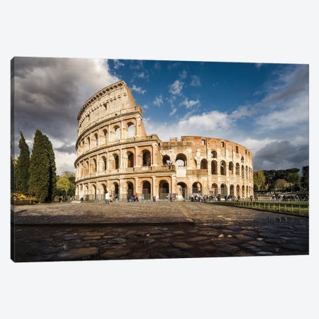 The Ancient Coliseum, Rome Canvas Print #TEO1240} by Matteo Colombo Canvas Art Print