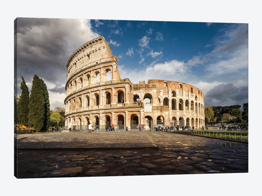 The Ancient Coliseum, Rome by Matteo Colombo 1-piece Canvas Wall Art