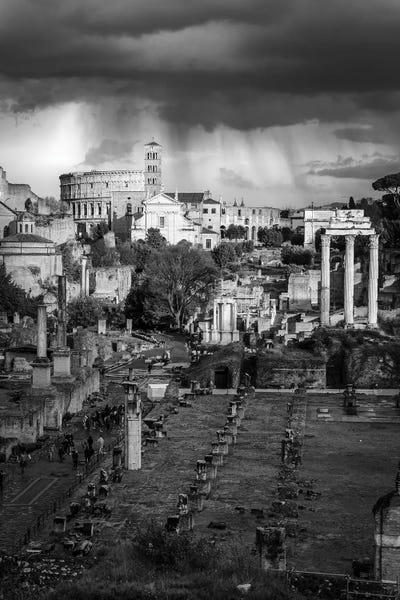 Lazio: Last Light On The Roman Ruins II by Matteo Colombo