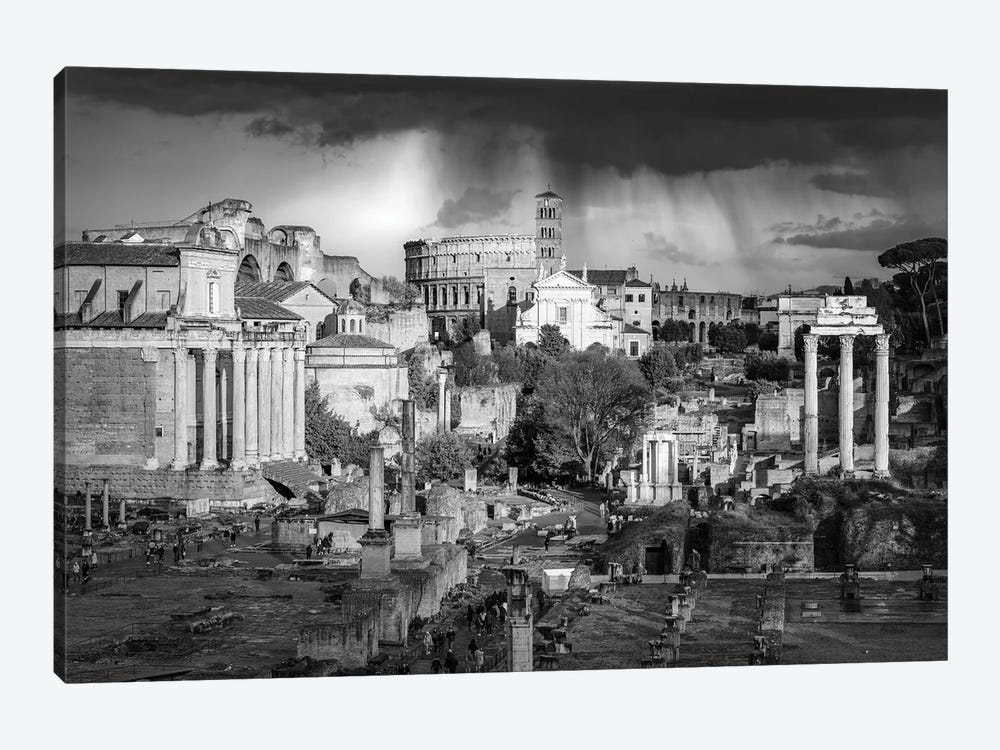 Last Light On The Roman Ruins I by Matteo Colombo 1-piece Canvas Art Print