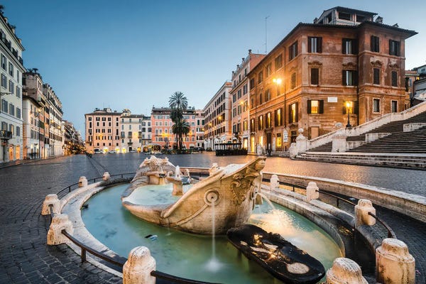 Fountains: Spagna Square, Rome II by Matteo Colombo