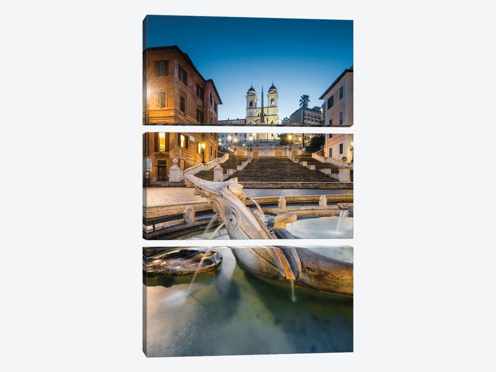 Piazza Di Spagna, Rome, Italy II by Matteo Colombo 3-piece Art Print