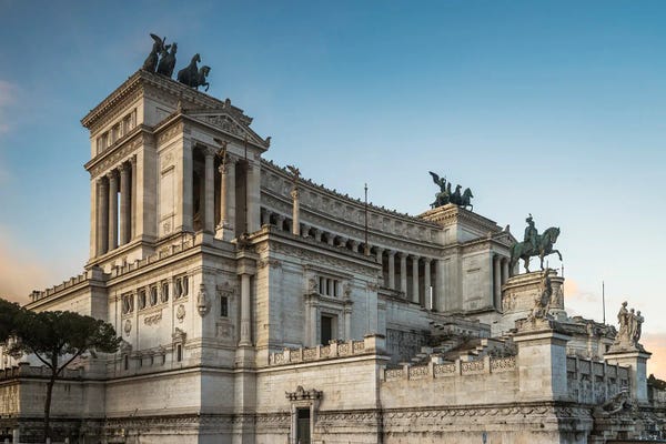 Matteo Colombo: Sunrise On The Altare Della Patria, Rome by Matteo Colombo