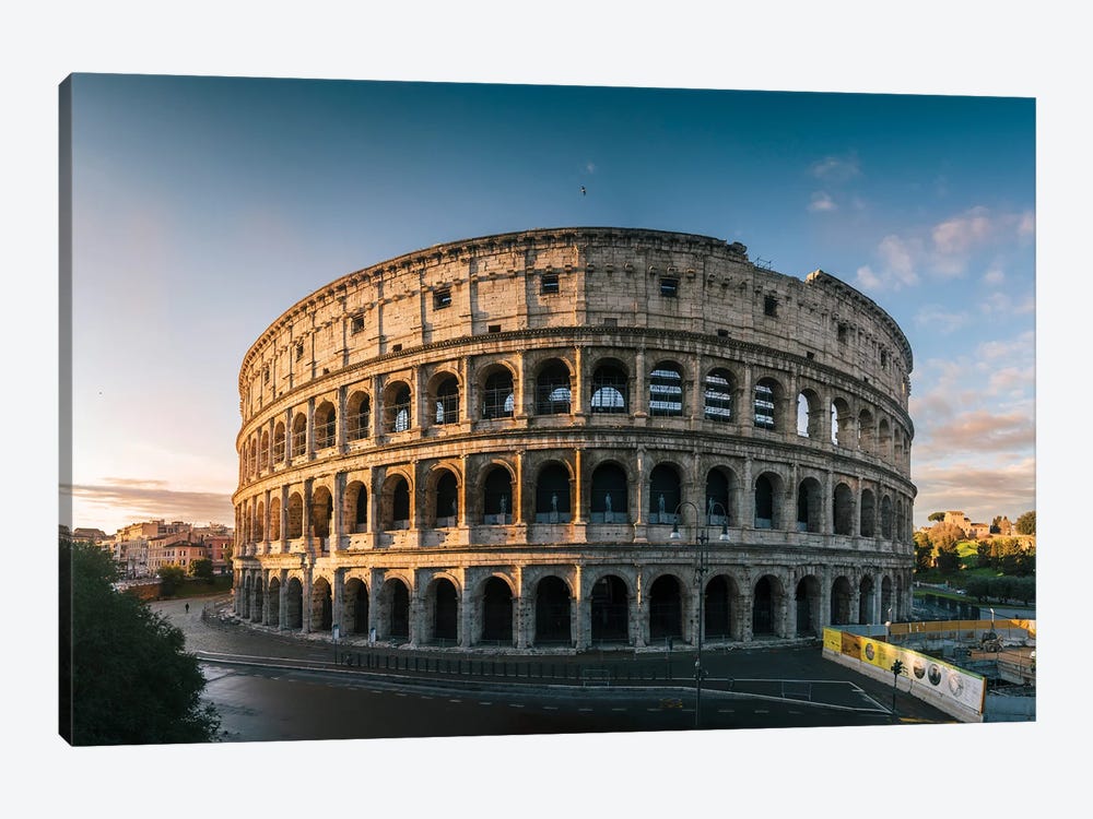 The Coliseum At Sunrise, Rome by Matteo Colombo 1-piece Canvas Artwork