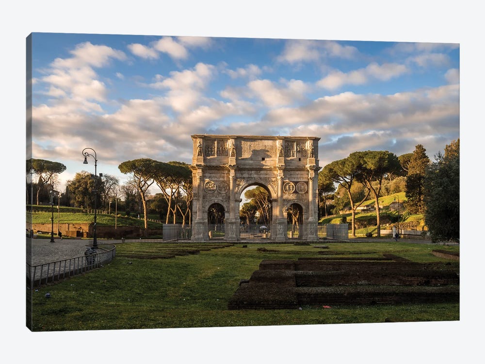The Arch Of Constantine, Rome by Matteo Colombo 1-piece Canvas Art Print