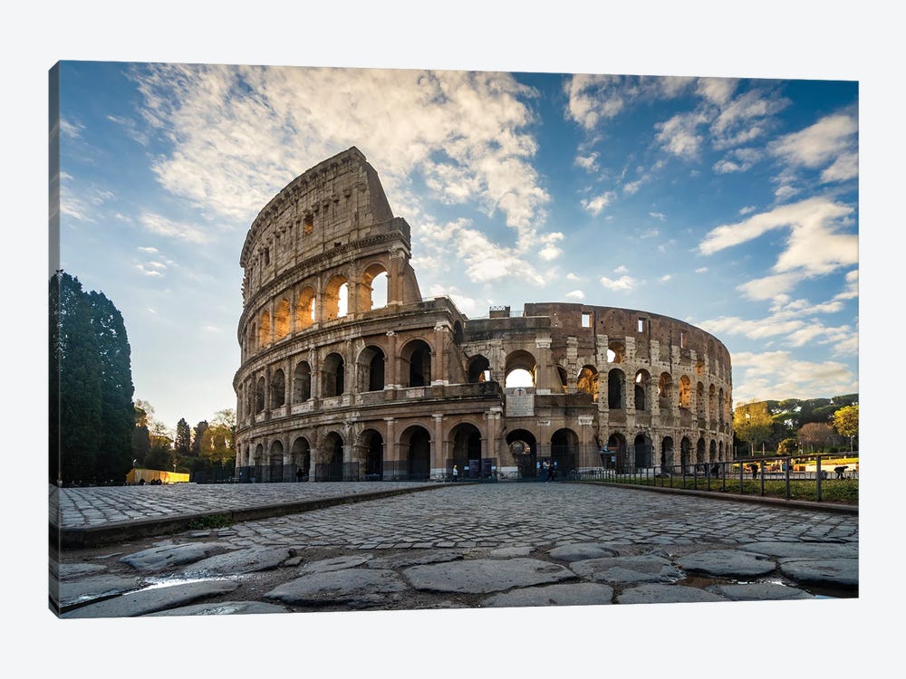 First Light At The Coliseum, Rome by Matteo Colombo 1-piece Canvas Art