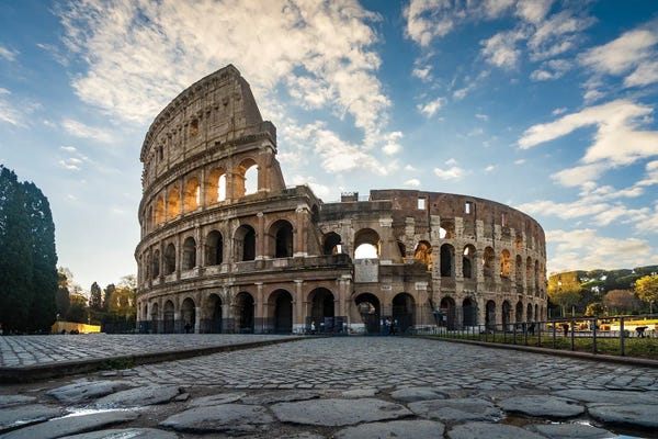 Wonders Of The World: First Light At The Coliseum, Rome by Matteo Colombo