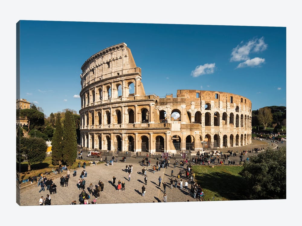 The Mighty Coliseum In Rome by Matteo Colombo 1-piece Canvas Artwork