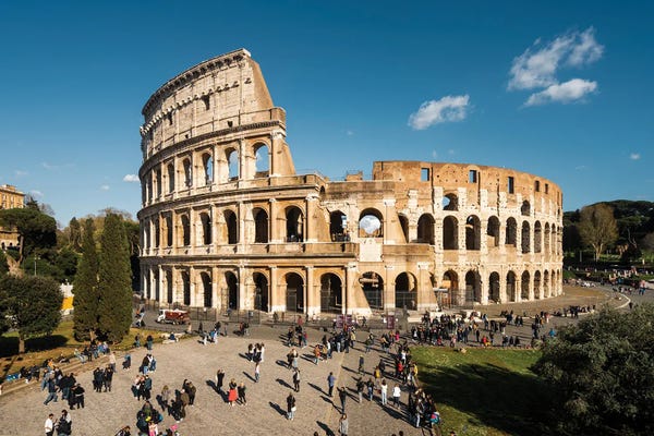 Ancient Ruins: The Mighty Coliseum In Rome by Matteo Colombo