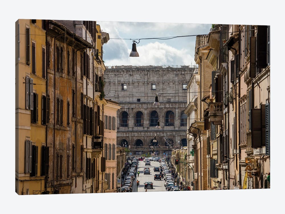 The Coliseum From Monti, Rome by Matteo Colombo 1-piece Canvas Artwork