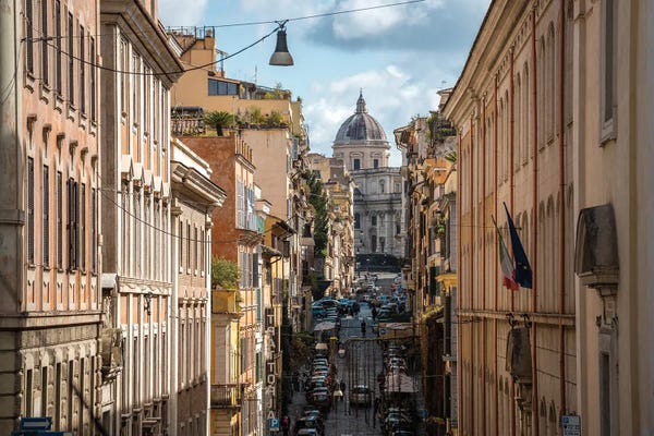 Matteo Colombo: Walking In Monti, Rome II by Matteo Colombo