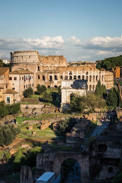 Ancient Ruins: The Coliseum And The Forum, Rome II by Matteo Colombo