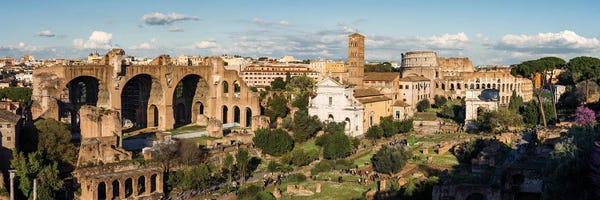 Ancient Ruins: The Coliseum And The Forum, Rome III by Matteo Colombo