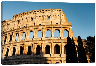 Arches Of The Coliseum, Rome I Canvas Art Print - The Seven Wonders of the World