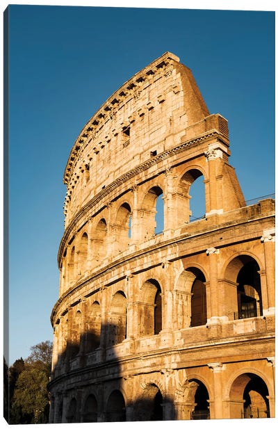 Arches Of The Coliseum, Rome II Canvas Art Print - The Seven Wonders of the World