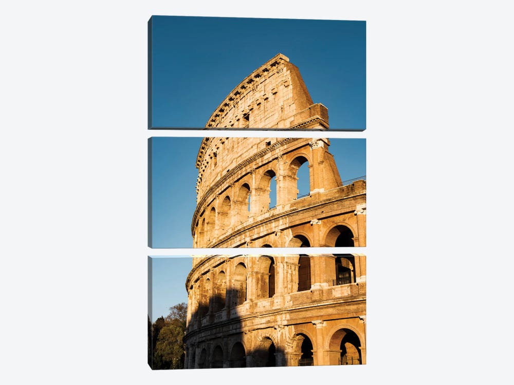 Arches Of The Coliseum, Rome II by Matteo Colombo 3-piece Canvas Print