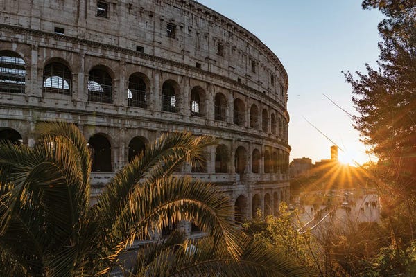 Ancient Ruins: Last Light On The Coliseum, Rome I by Matteo Colombo