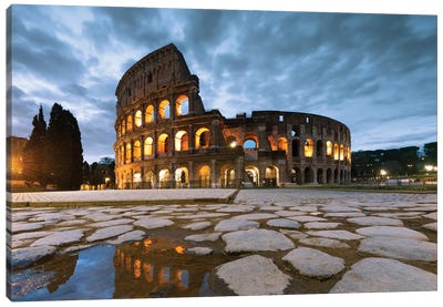 Il Colosseo, Rome Canvas Art Print - Rome Art