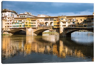 Ponte Vecchio, Florence II Canvas Art Print - Tuscany Art