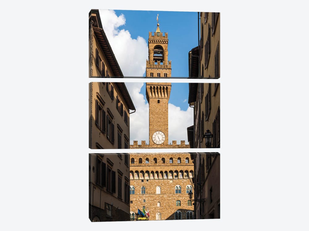 Palazzo Vecchio, Florence by Matteo Colombo 3-piece Canvas Wall Art