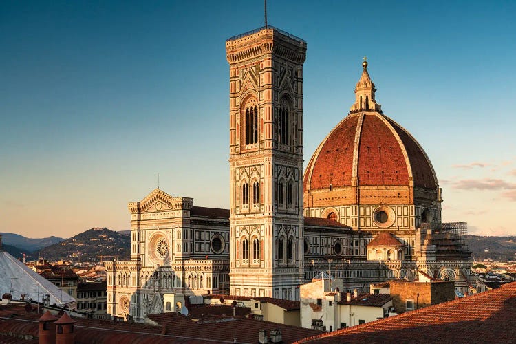 Last Light On The Duomo Of Florence, Italy