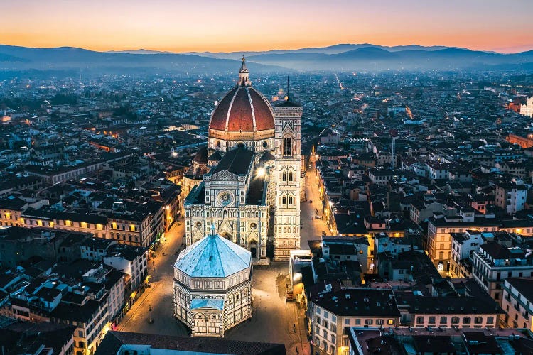 Dawn In Florence, Italy