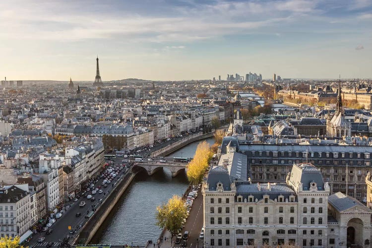 Eiffel Tower And River Seine, Paris