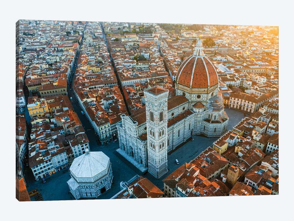 Florence Cathedral At Sunrise, Italy by Matteo Colombo 1-piece Canvas Wall Art