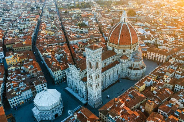 Florence Cathedral At Sunrise, Italy