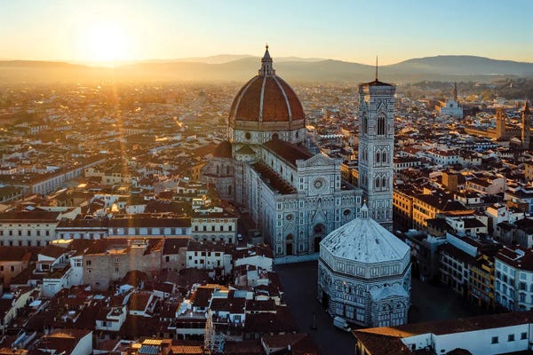 Florence: Sunset In Florence, Italy by Matteo Colombo