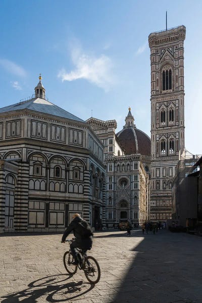 Florence: Baptistery And Campanile, Florence by Matteo Colombo