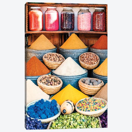 Colorful Spices, Morocco I Canvas Print #TEO1308} by Matteo Colombo Canvas Art