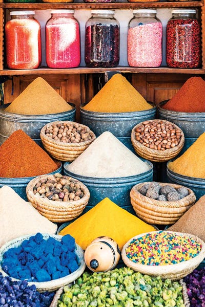 Herbs: Colorful Spices, Morocco I by Matteo Colombo
